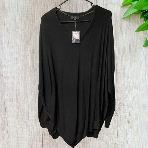 NWT Lord & Taylor Batwing Sweater Cape 1X - Picture 1 of 10
